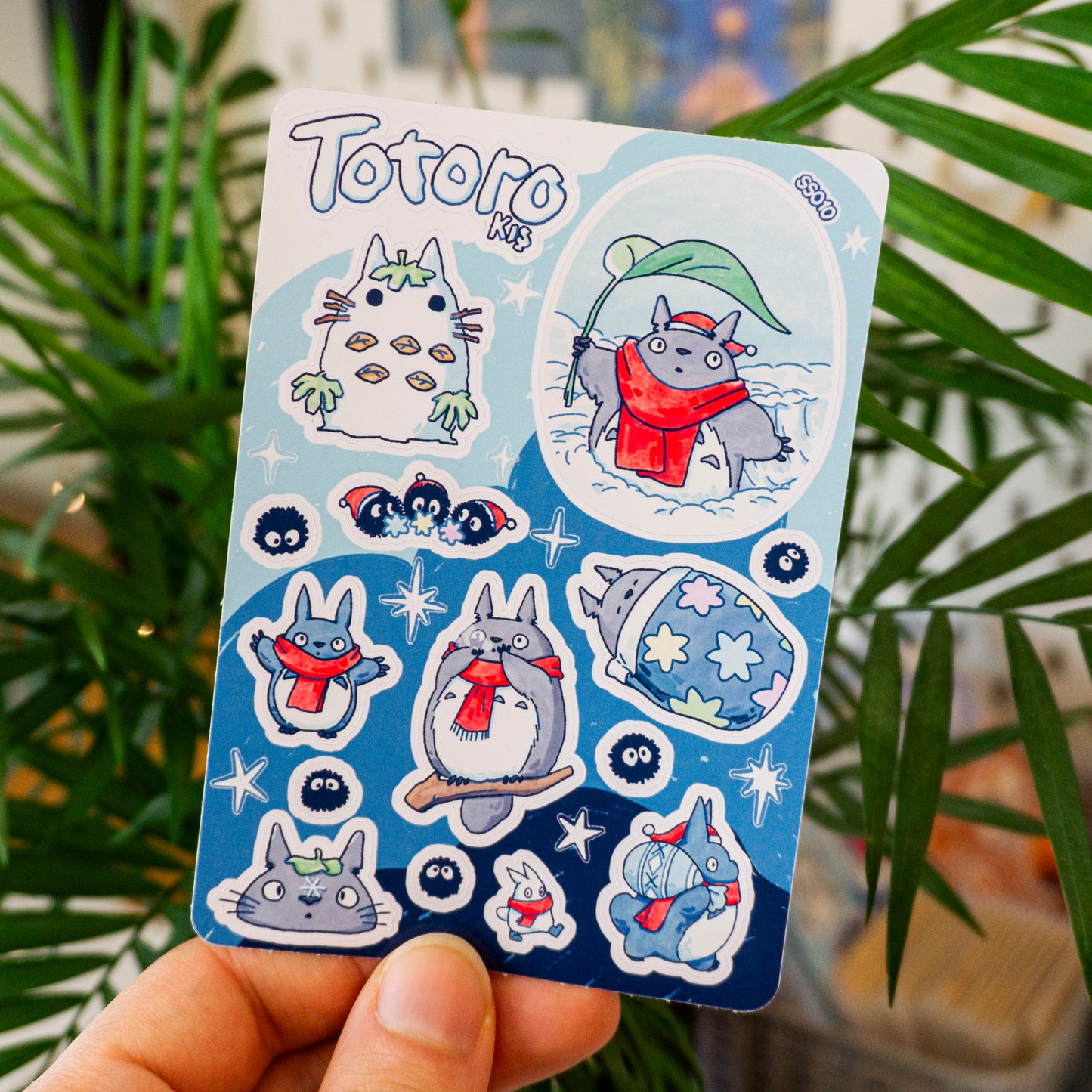 Totoro Kış - Sticker Sayfası