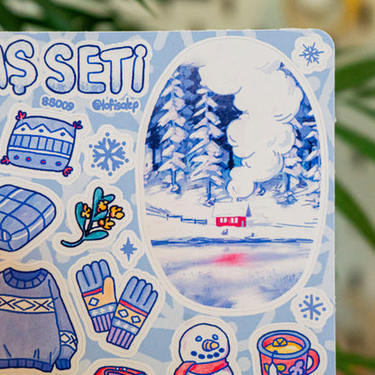 Kış Seti - Sticker Sayfası