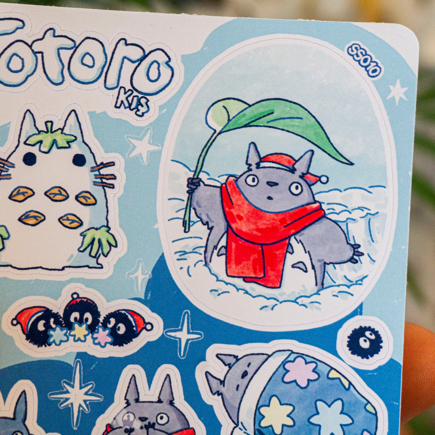 Totoro Kış - Sticker Sayfası