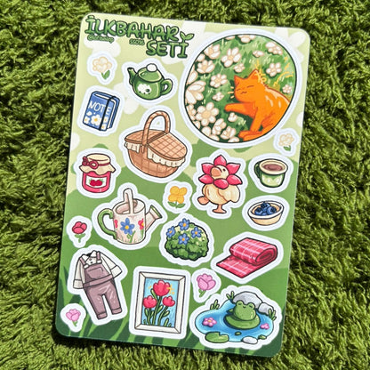 İlkbahar Seti - Sticker Sayfası
