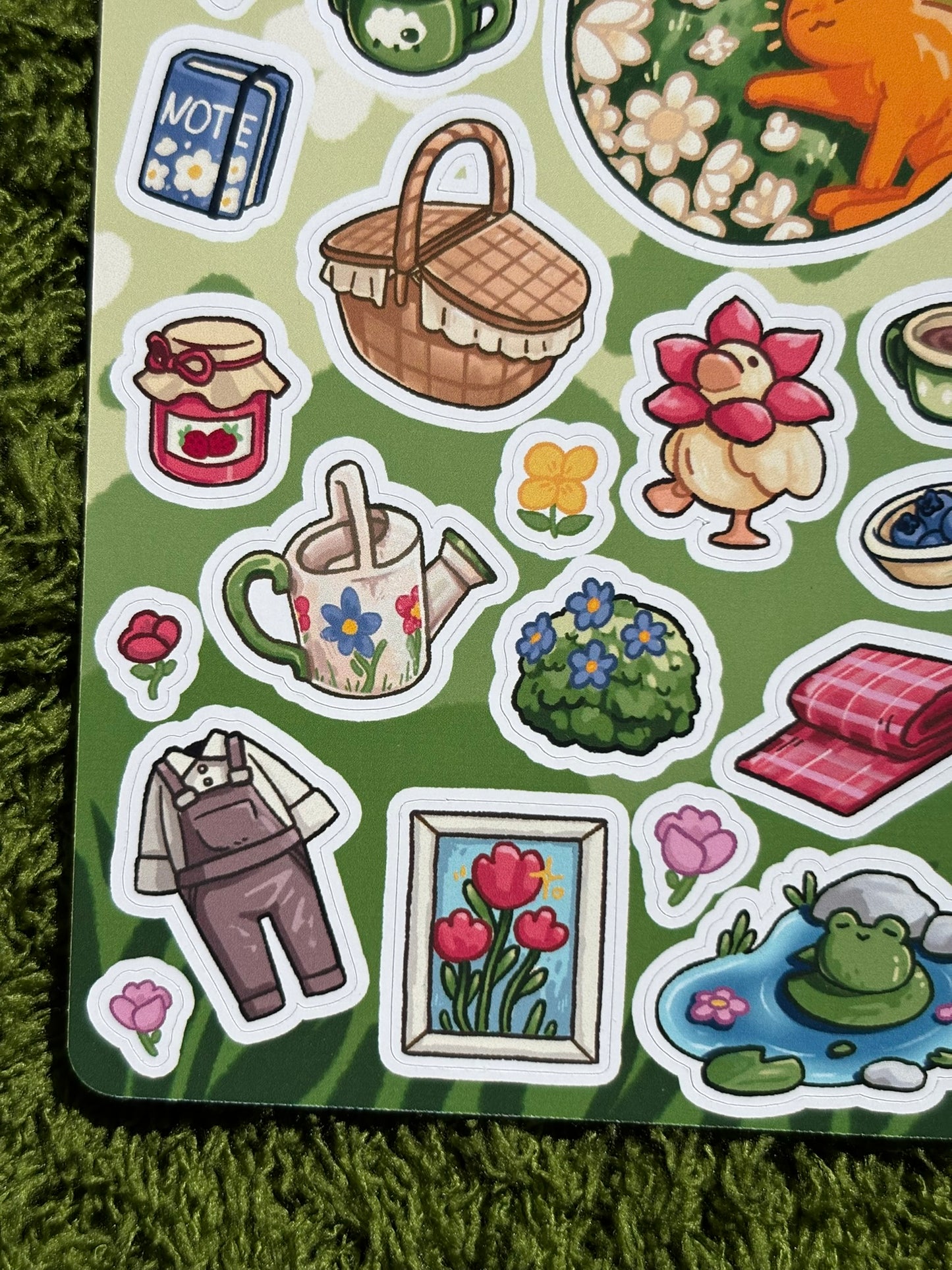 İlkbahar Seti - Sticker Sayfası