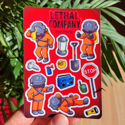 Lethal Company - Sticker Sayfası