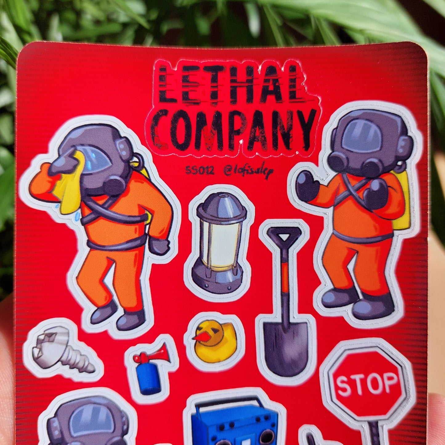 Lethal Company - Sticker Sayfası