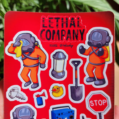 Lethal Company - Sticker Sayfası