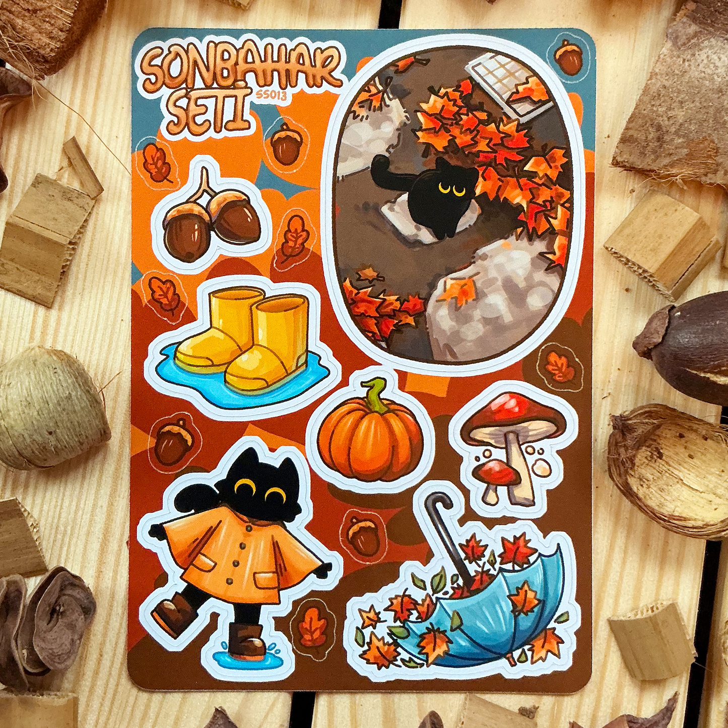 Sonbahar Seti - Sticker Sayfası