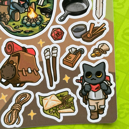 Explorer's Pack - Sticker Sayfası