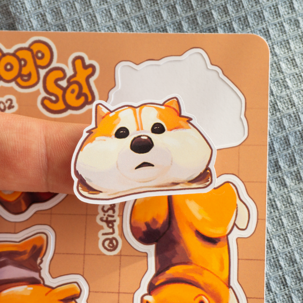 Dogo Set - Sticker Sayfası
