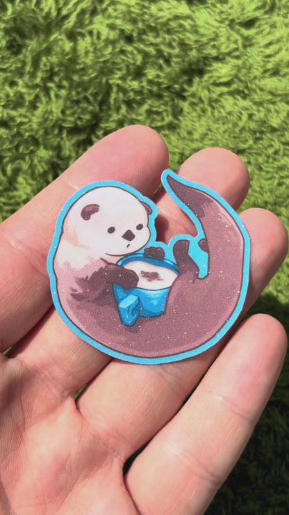 Çilek Tabağı - Sticker